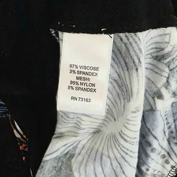 Cupio Colorful Floral Print Tunic Top XL - Picture 6 of 7